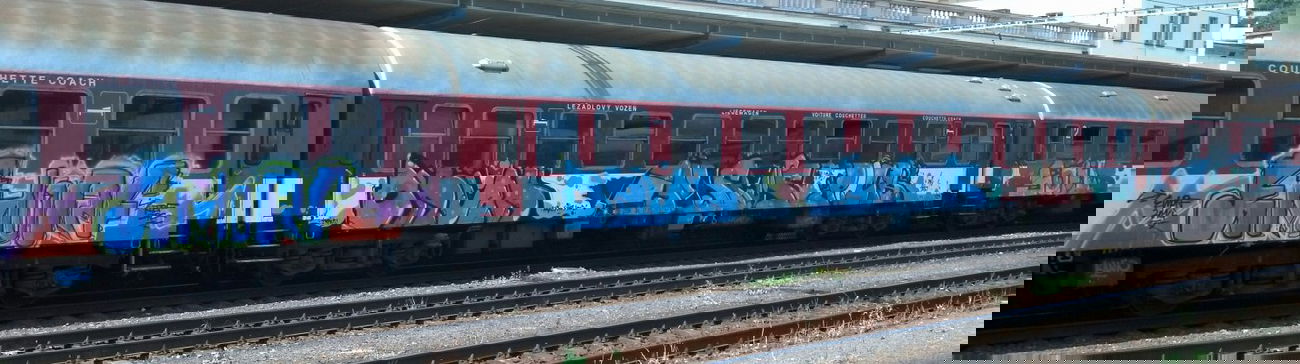 Graffiti Train - Photo by Bitumen - ..., Bratislava