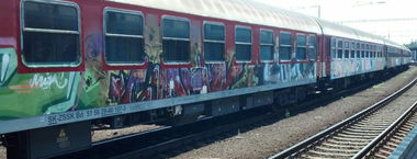 Graffiti Train - Photo by Bitumen - Bratislava