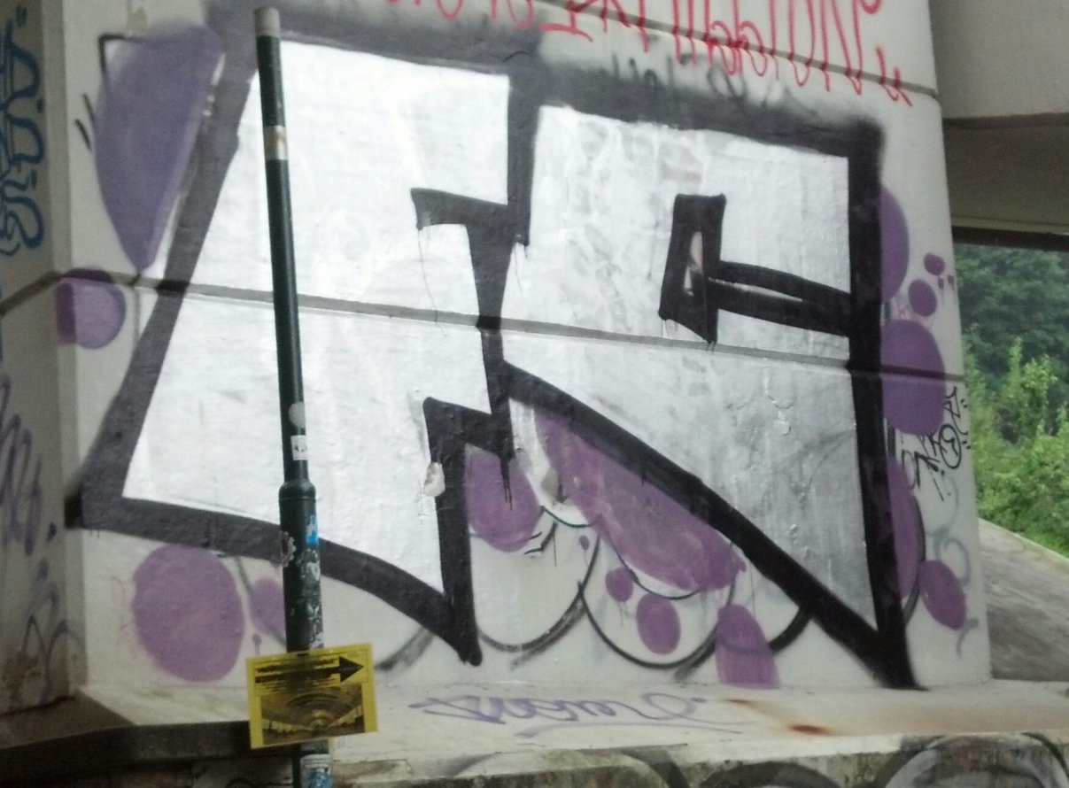 Graffiti Bombing - Photo by Bitumen - FC, Prague