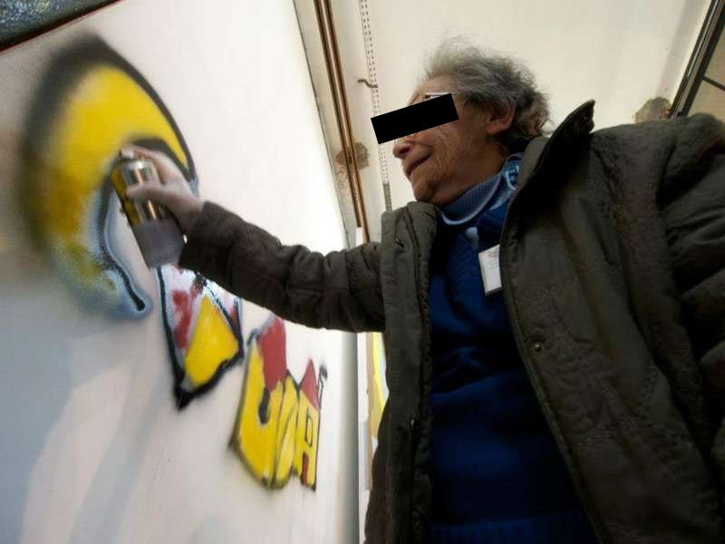 Graffiti Wall - Photo by Blasenschwaeche - Oldschool