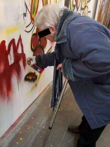 Graffiti Wall - Photo by Blasenschwaeche - Oldschool