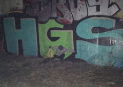 Graffiti Bombing - Photo by Bloede1 - Hgs, duk (2018)