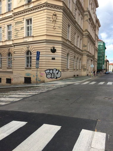 Graffiti Bombing in Praha - Photo by Blowskey - SLK, BLOW, PRAHA (2016)