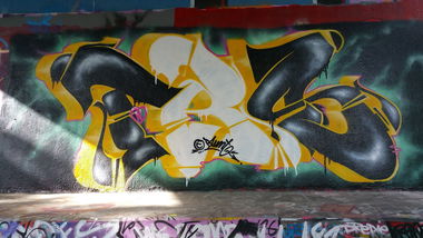 Graffiti Wall in Amsterdam - Photo by Blunt_One - Blunt;, Trs;, Amsterdam; (2016)