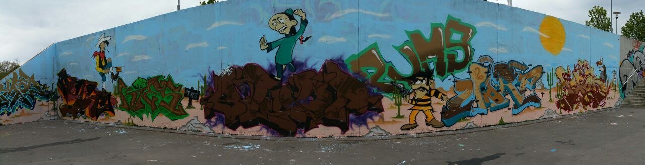 Graffiti Wall - Photo by Blunt_One - Imor, Kase, Kies