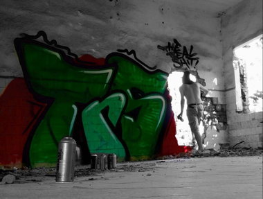 Graffiti Wall in Ketschkemet - Photo by Blunt_One - TRS (2015)
