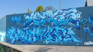 Graffiti Wall in Deutschland - Photo by Blunt_One - Blunt;, Kies;, L'Boss; (2016)