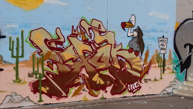 Graffiti Wall - Photo by Blunt_One - Thok, Trs