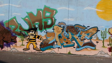 Graffiti Wall - Photo by Blunt_One - Morz, Pums, Rs