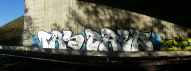 Graffiti Bombing in Gera - Photo by Blunt_One (2014)