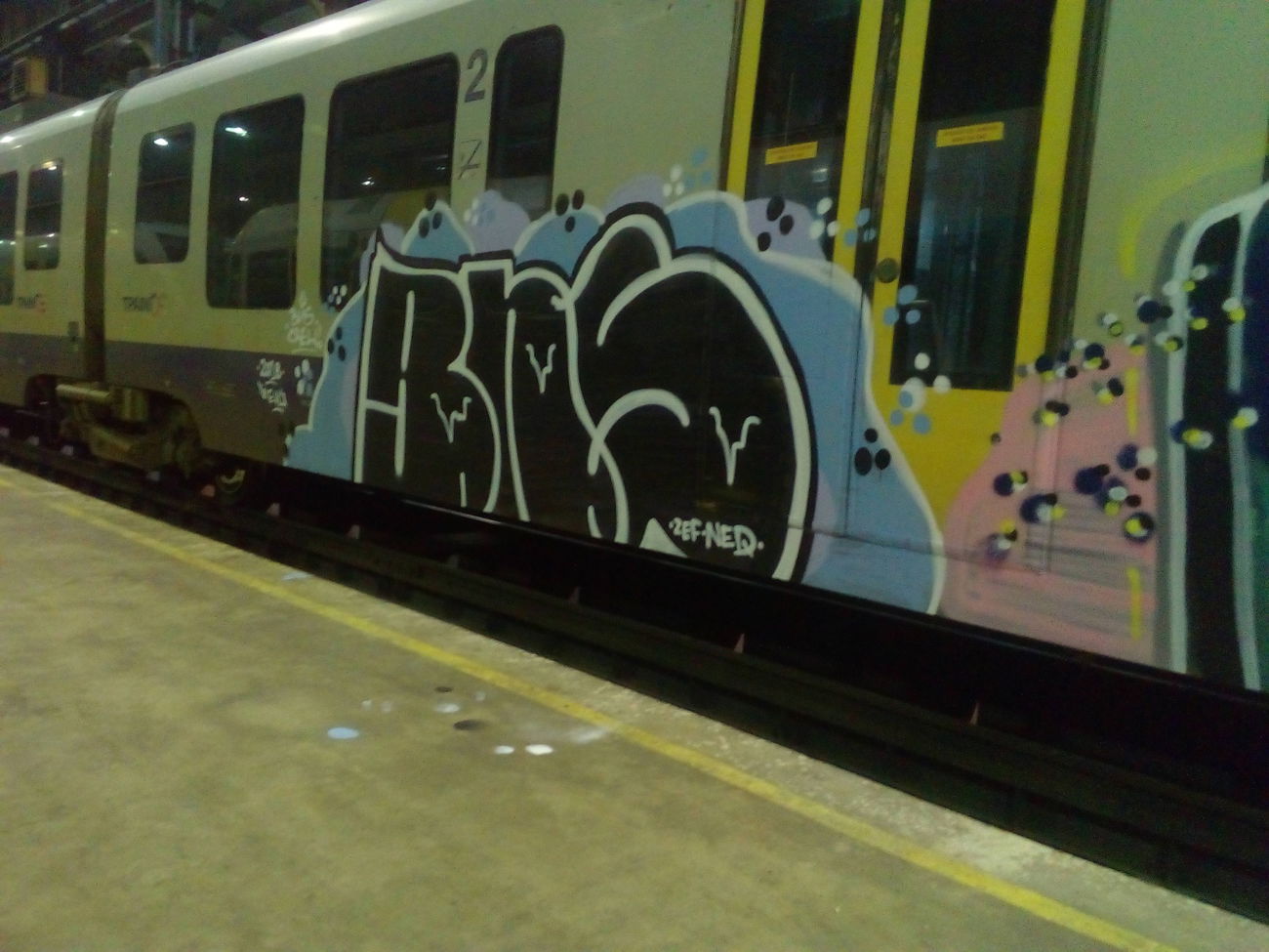 Graffiti Train - Photo by BnSer - bnser, bns, @greek (2018)