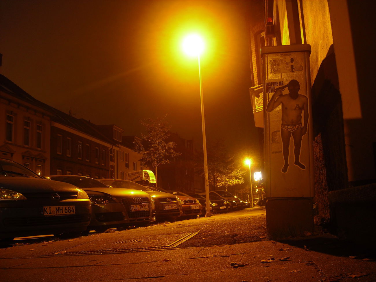 Graffiti Street Art in Kiel - Photo by BobBockwurst - Inspire, Me, Now (2010)