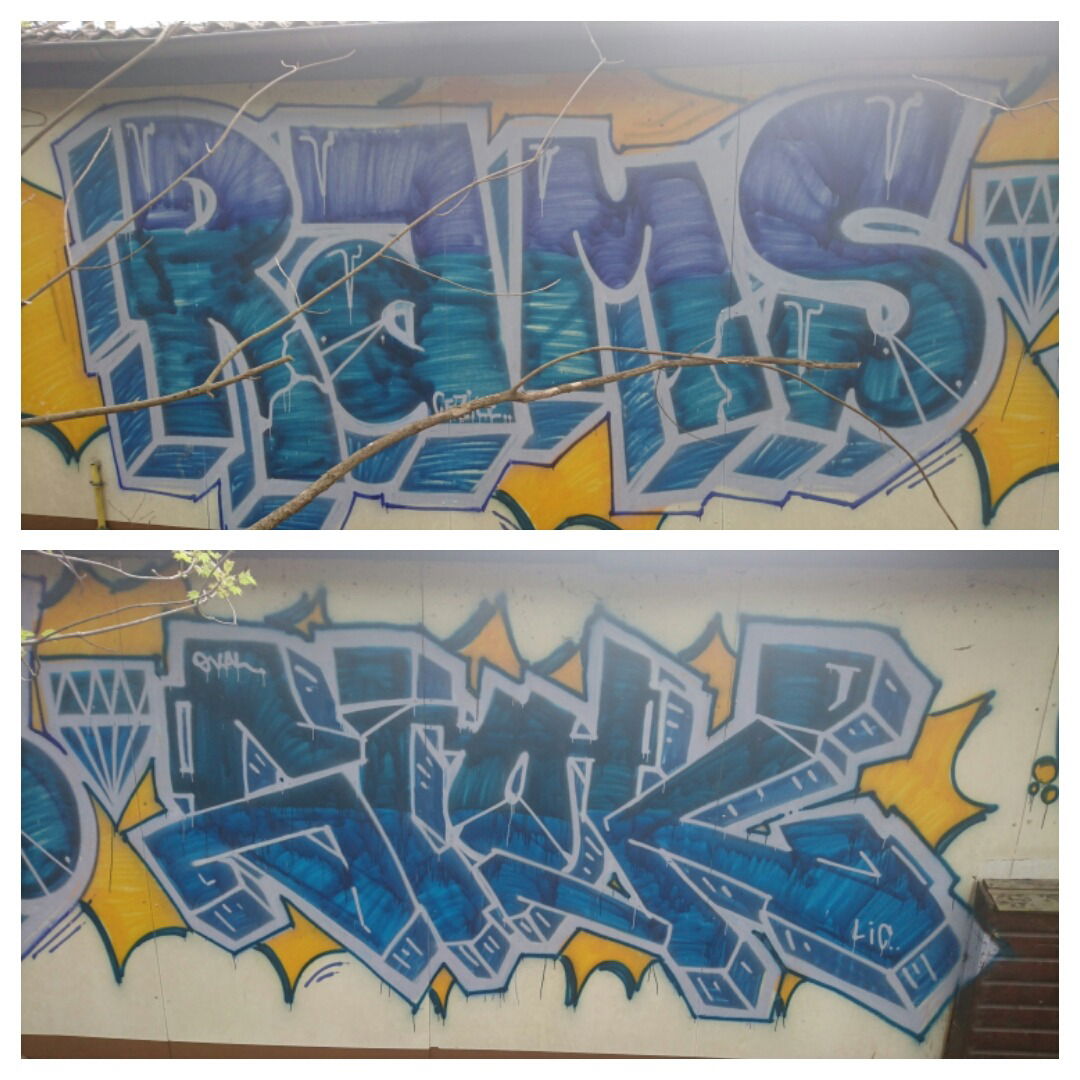 Graffiti Bombing in Hamburg - Photo by BobBockwurst - RAMS, GLOK (2009)