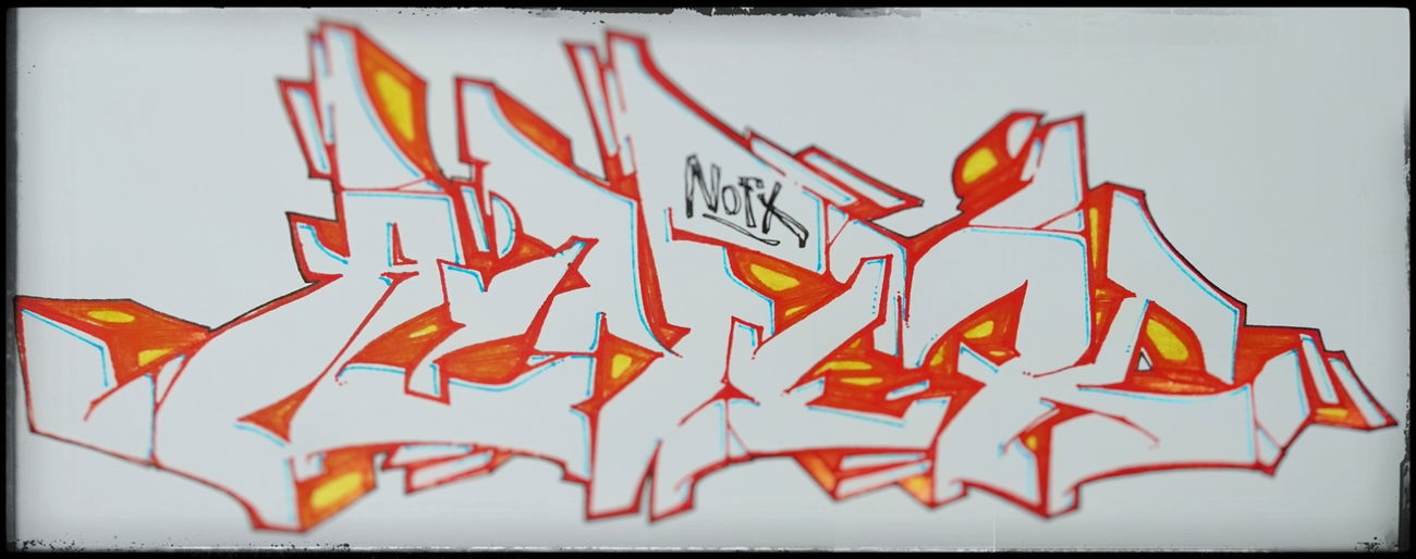 Graffiti Sketch - Photo by BobBockwurst - Ainek, Sketch (2017)