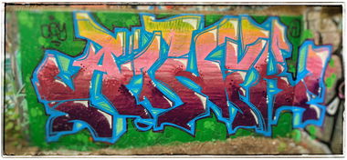 Graffiti Wall in Hamburg - Photo by BobBockwurst - Ainek (2017)