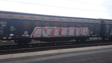 Graffiti Train in Hamburg  - Photo by BobBockwurst (2017)
