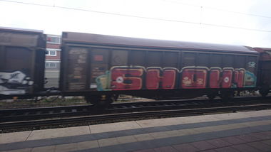 Graffiti Train in Hamburg  - Photo by BobBockwurst (2017)