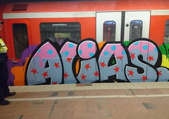 Graffiti Wall in Hamburg - Photo by BobBockwurst - Alias (2017)