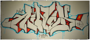 Graffiti Sketch in Hamburg  - Photo by BobBockwurst - Ainek (2017)