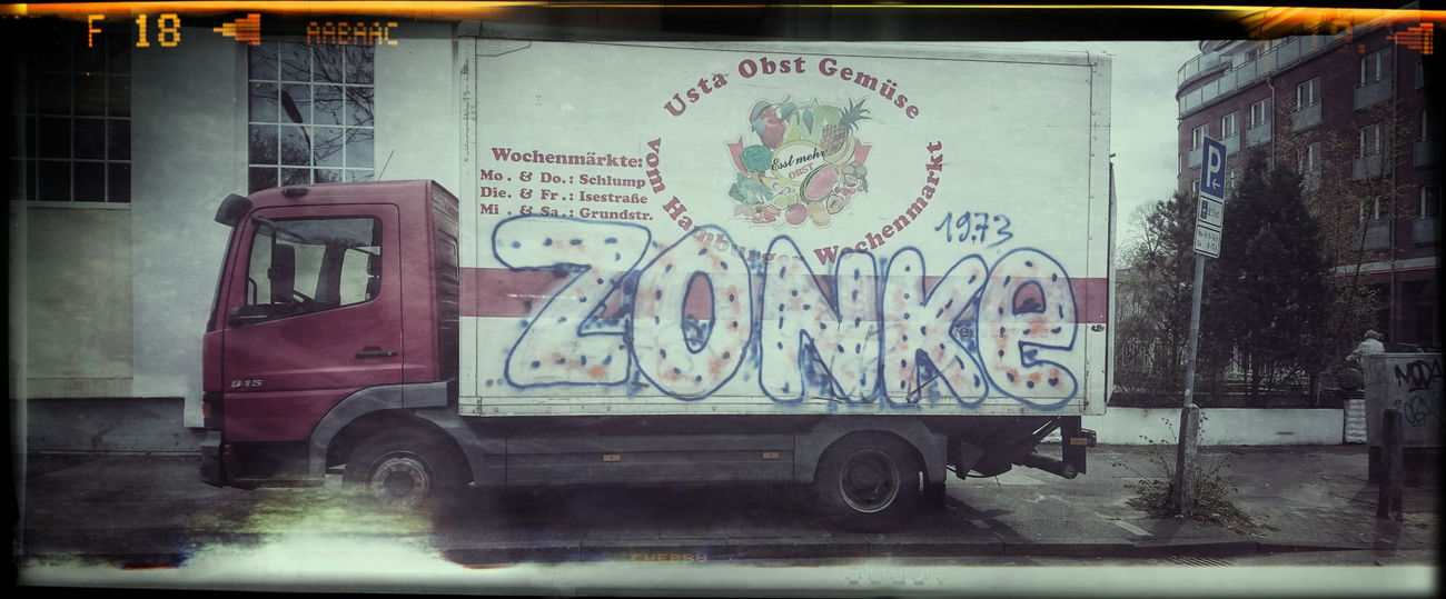 Graffiti Bombing in Hamburg  - Photo by BobBockwurst