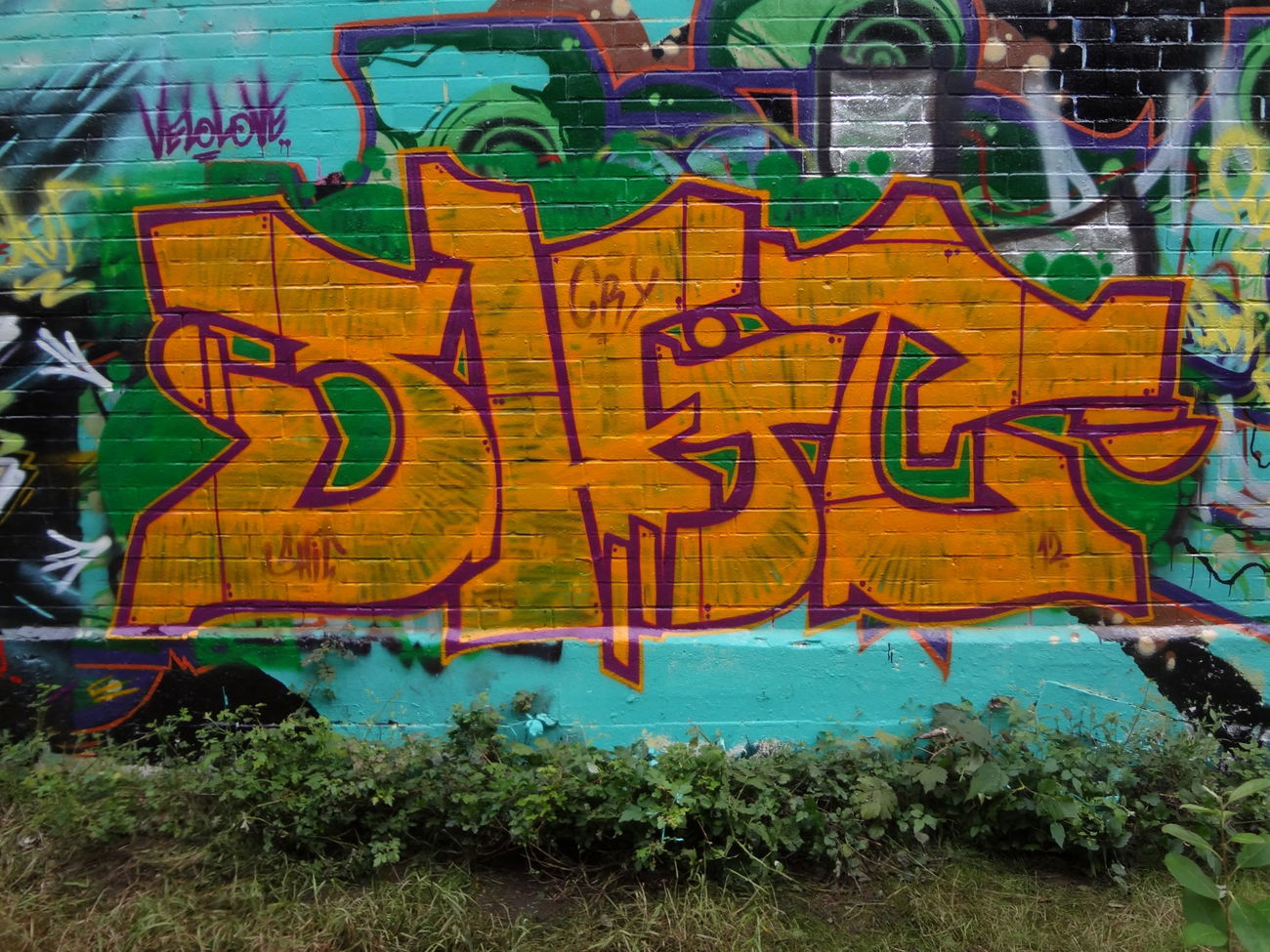 Graffiti Wall in Kiel - Photo by BobBockwurst - shit, cry, kiel