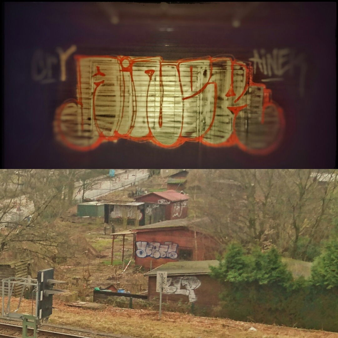 Graffiti Wall in Hamburg  - Photo by BobBockwurst - Ainek, cry (2017)