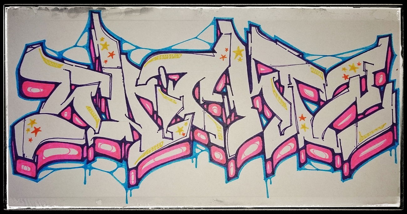 Graffiti Sketch in Hamburg - Photo by BobBockwurst - Snickaz (2017)