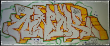 Graffiti Sketch in Hamburg  - Photo by BobBockwurst - Ainek, kenia, Hamburg (2017)