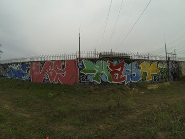 Graffiti Wall - Photo by BombSistem - BS, Hash