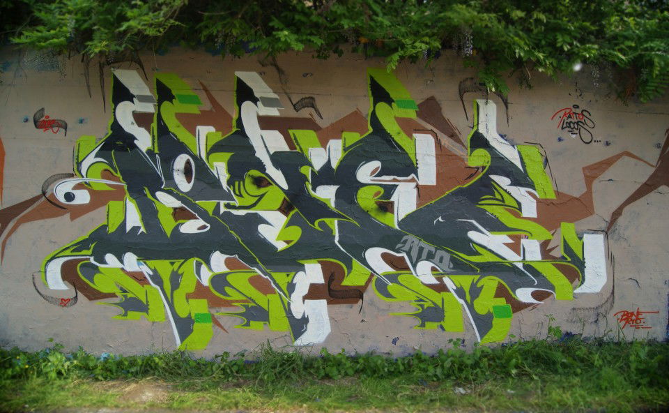 Graffiti Wall in Germany - Photo by Bone - Rto (2013)
