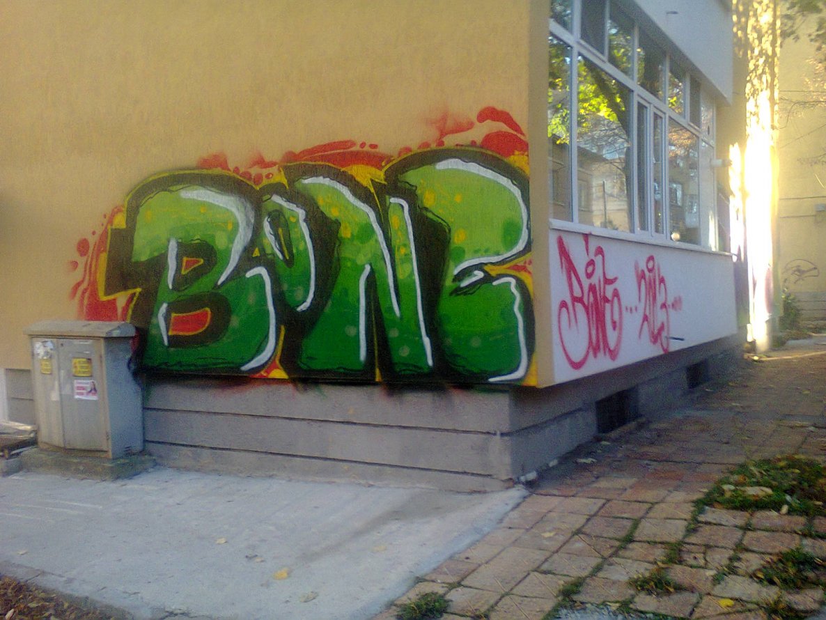 Graffiti Bombing in Dobrich - Photo by Bonez - Bone, Graffiti, Bombing (2013)
