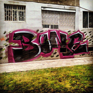 Graffiti Bombing in Dobrich - Photo by Bonez - bone;, bones;, dobrich; (2013)