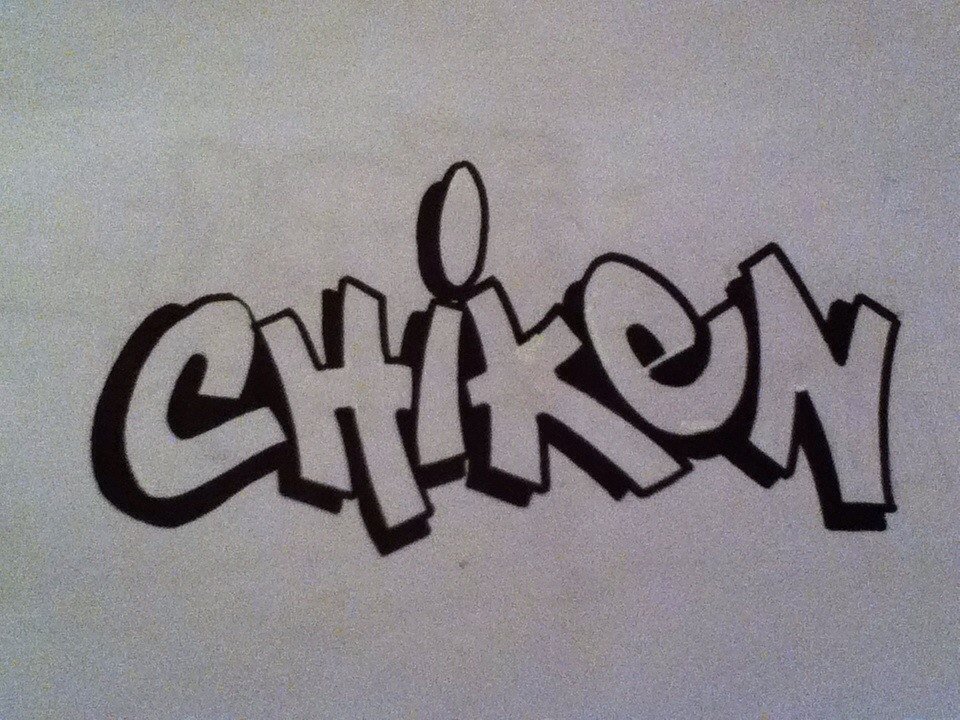 Graffiti Sketch - Photo by BoogieLores - sketch, Chiken, boogielores (2014)