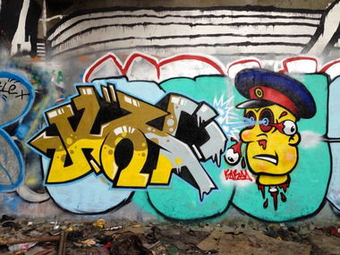 Graffiti Wall - Photo by Bordo - BORDO, Russia, Moscow (2013)