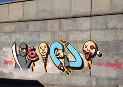 Graffiti Wall - Photo by Bordo - Bordo, Russia, Moscow (2014)