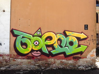 Graffiti Bombing - Photo by Bordo - Bordo, Russia, Saint-Petersburg (2014)