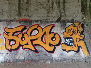 Graffiti Wall - Photo by Bordo - Bordo, Tvae, Russia (2015)