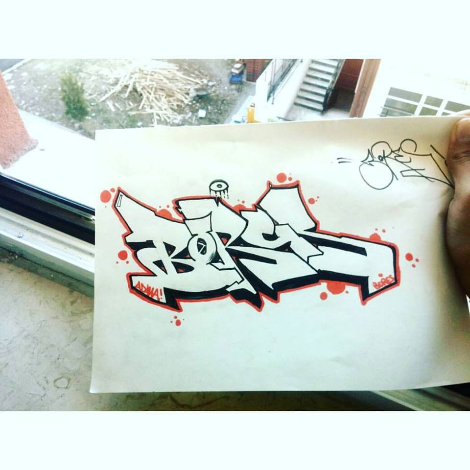 Graffiti Sketch - Photo by BoresAdana