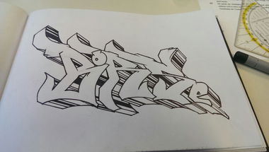 Graffiti Sketch - Photo by Borse - Borse