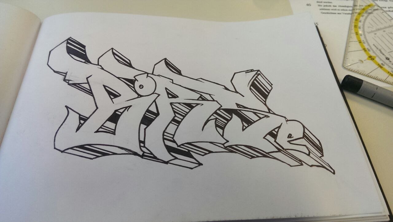 Graffiti Sketch - Photo by Borse - Borse