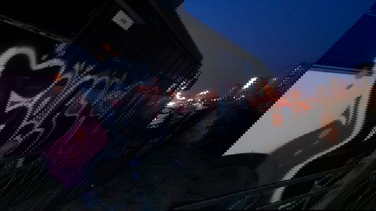 Graffiti Bombing in Moscow - Photo by BosakFool - Moscow, GAP, 42 (2014)