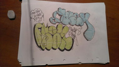 Graffiti Sketch - Photo by BosakFool - bosak, osem, exchange (2015)