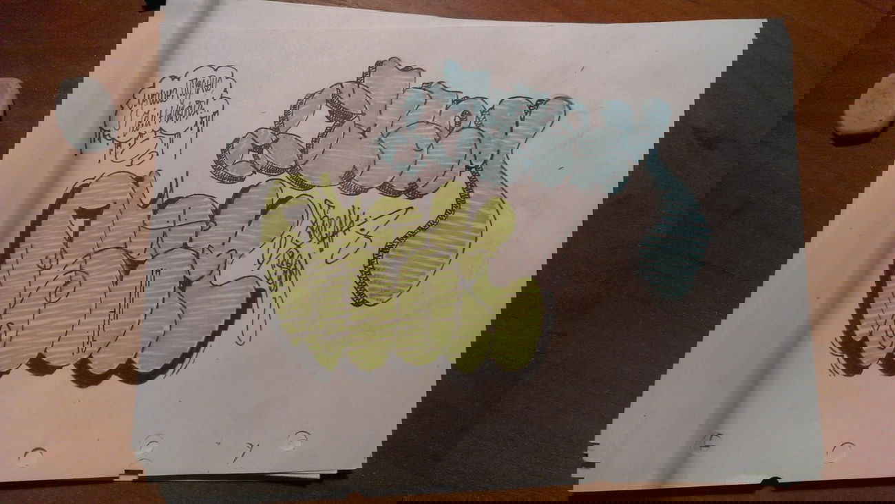 Graffiti Sketch - Photo by BosakFool - bosak, osem, exchange (2015)