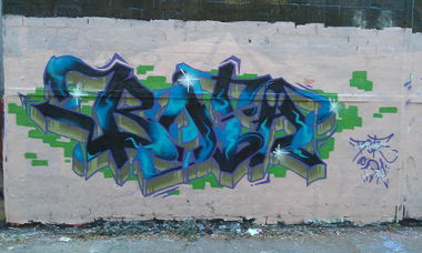 Graffiti Wall in Dusseldorf - Photo by Bote - Bote, one, düsseldorf (2013)