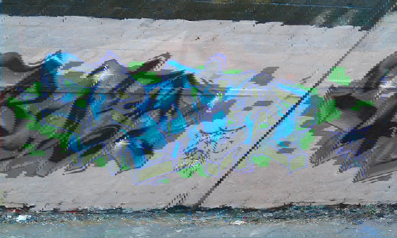 Graffiti Wall in Dusseldorf - Photo by Bote - Bote, one, düsseldorf (2013)