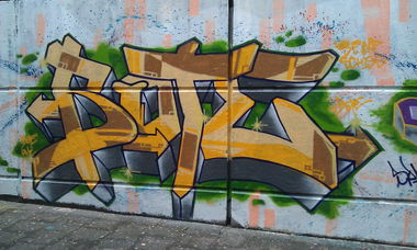Graffiti Wall in Duisburg - Photo by Bote - Bote, one, düsseldorf (2013)
