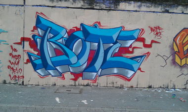 Graffiti Wall in Neuss - Photo by Bote - Bote, one, neuss (2013)
