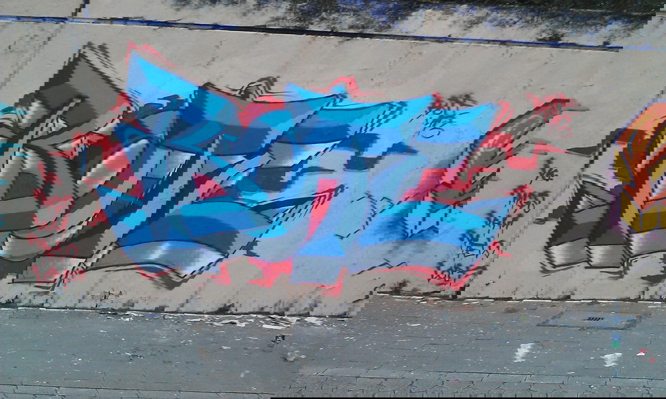 Graffiti Wall in Neuss - Photo by Bote - Bote, one, neuss (2013)