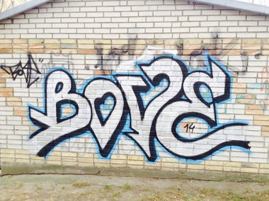 Graffiti Wall in Bia?ystok - Photo by Bover (2014)