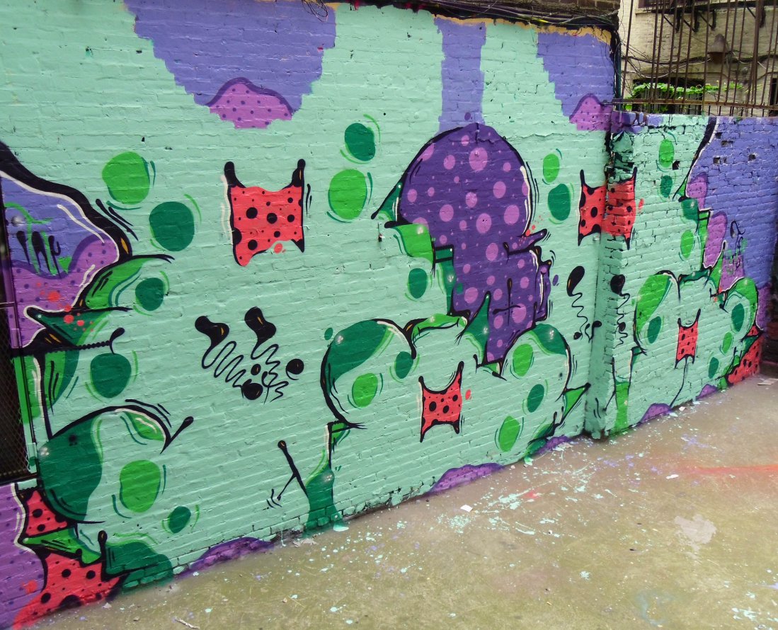 Graffiti Wall in New York - Photo by Boxeboxe - NEW, YORK, tuff (2013)